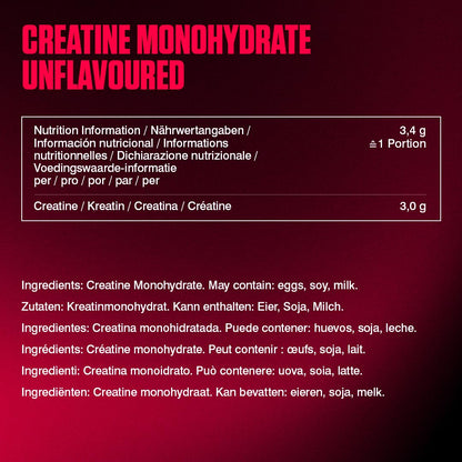 Dymatize Creatine Monohydrate Unflavoured Powder 500g - 100% Creapure Creatine - Aminoácidos - Creatina