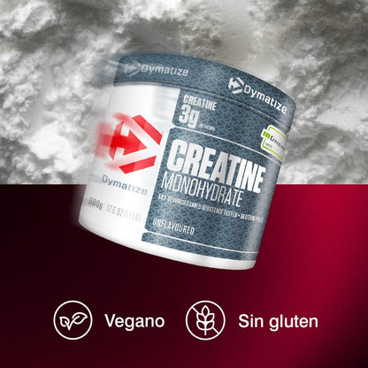 Dymatize Creatine Monohydrate Unflavoured Powder 500g - 100% Creapure Creatine - Aminoácidos - Creatina