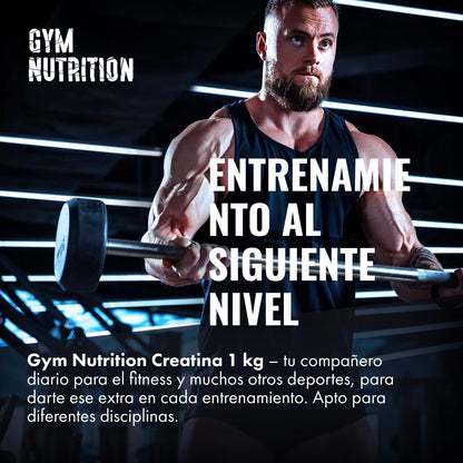 Creatina Monohidratada 1kg / 1000g - Polvo 100% Vegano - Creatina Monohidrato Sin Sabor con Inulina - Alta Pureza - Producido en Alemania - Creatine Monohydrate Powder