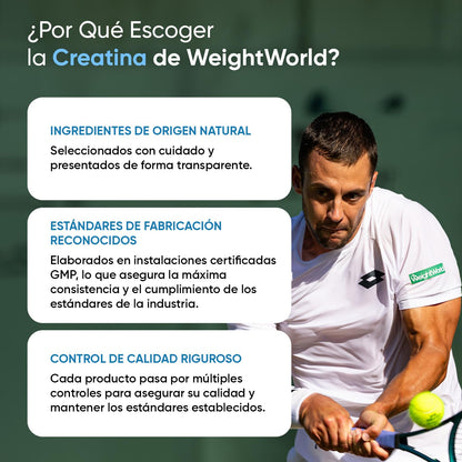 Creatina Monohidratada 3000mg, 270 Comprimidos, 3 Meses de Suministro - Suplemento Deportivo Apto para Veganos, 3 Comprimidos al Día, Sin OGM ni Estearato de Magnesio